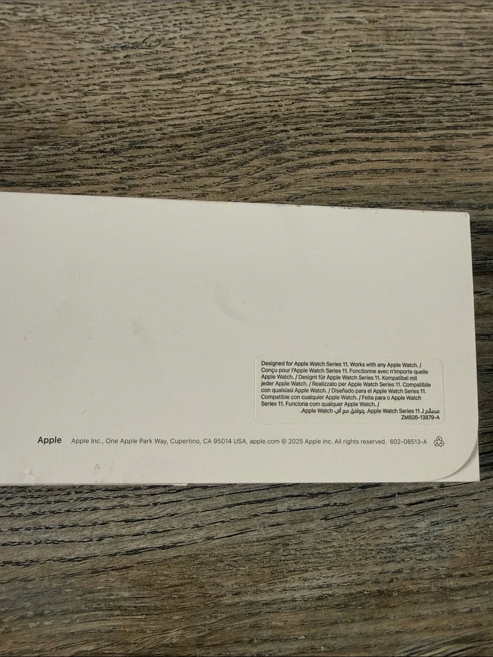 Black Apple Silicone Watch series 11 Band - Boxed